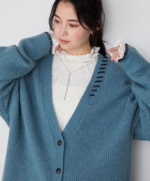 forksy.（フォルクシー） カーディガン 「forksy.」ハンドステッチ