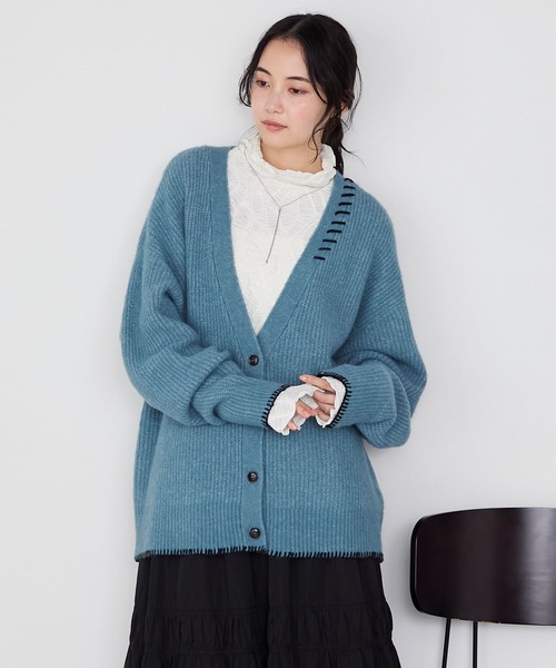 forksy.（フォルクシー） カーディガン 「forksy.」ハンドステッチ