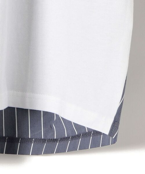 「SHIPS」 半袖カットソー - ネイビー レディース_画像8