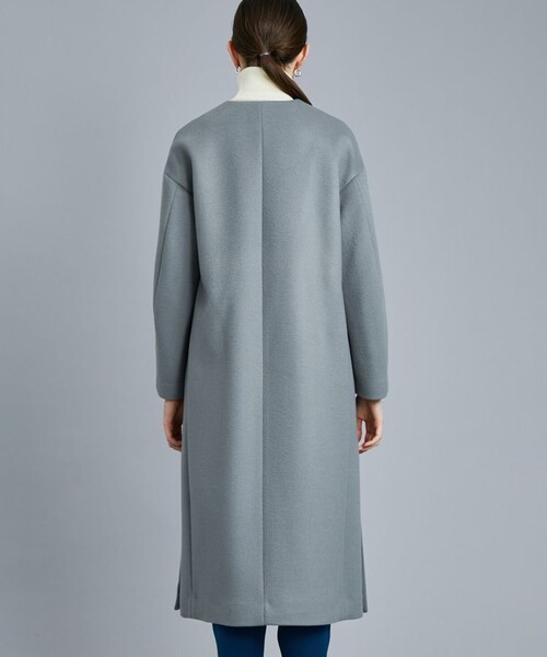 「CITY」 ノーカラーコート 1 ピンク レディース_画像7