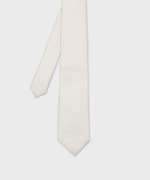 Paul Smith（ポール・スミス） ネクタイ ジャカードシルバーパターン