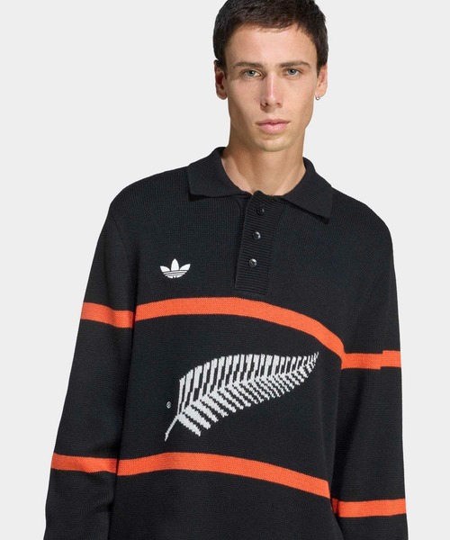 アディダス★中厚手ストレッチ★ニット★セーター【メンズ サイズO（XL）】 adidas（アディダス） セーター ニット adidas Originals ＆ オール