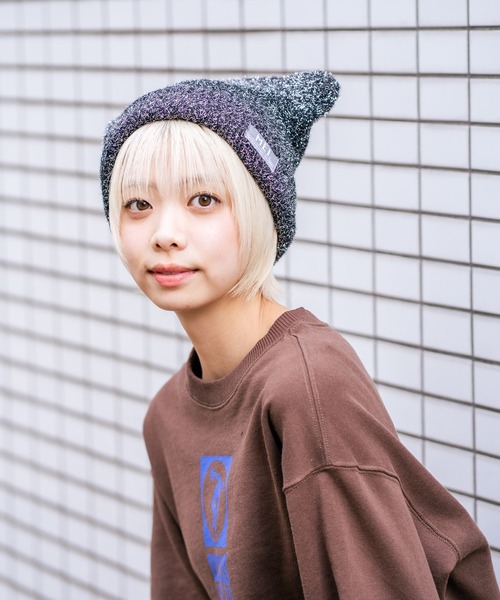 MEI（メイ） ニット帽 ニットキャップ 「MEI/メイ」クマミミニット