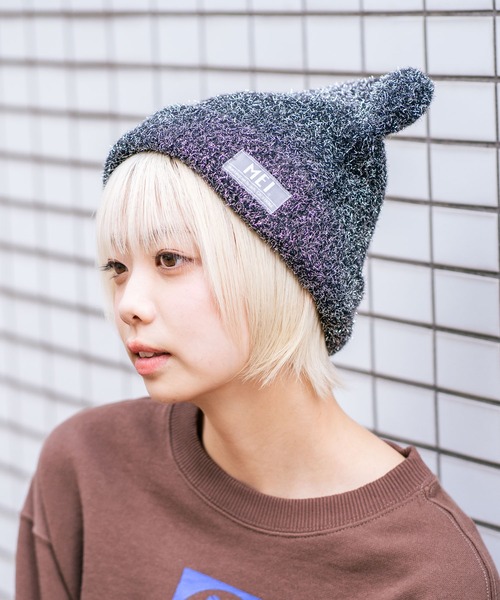 MEI（メイ） ニット帽 ニットキャップ 「MEI/メイ」クマミミニット