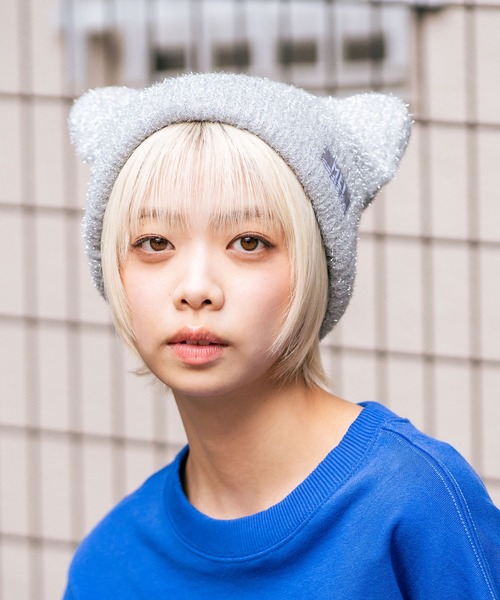 MEI（メイ） ニット帽 ニットキャップ 「MEI/メイ」クマミミニット