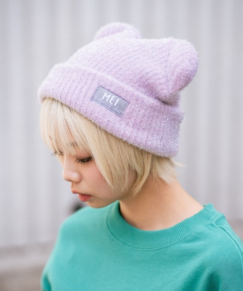 MEI（メイ） ニット帽 ニットキャップ 「MEI/メイ」クマミミニット