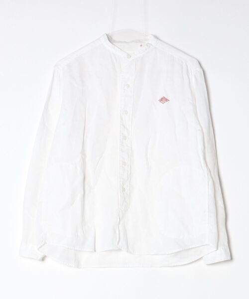 Danton（ダントン） 長袖シャツ 36 ホワイト レディース : ZOZOTOWN