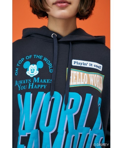 Disney SERIES CREATED by MUS パーカー MD WORLD FAMOUS パーカー