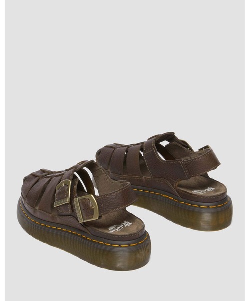 Dr.Martens（ドクターマーチン） フラットサンダル UK6 ダークブラウン