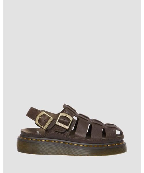 Dr.Martens（ドクターマーチン） フラットサンダル UK6 ダークブラウン