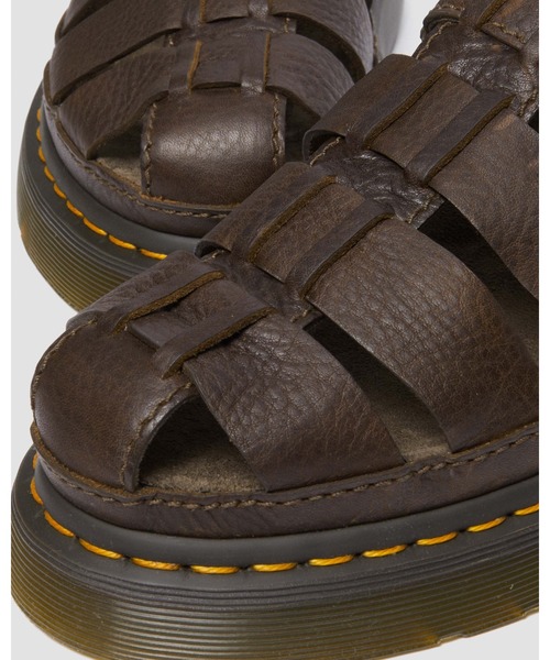 Dr.Martens（ドクターマーチン） フラットサンダル UK6 ダークブラウン