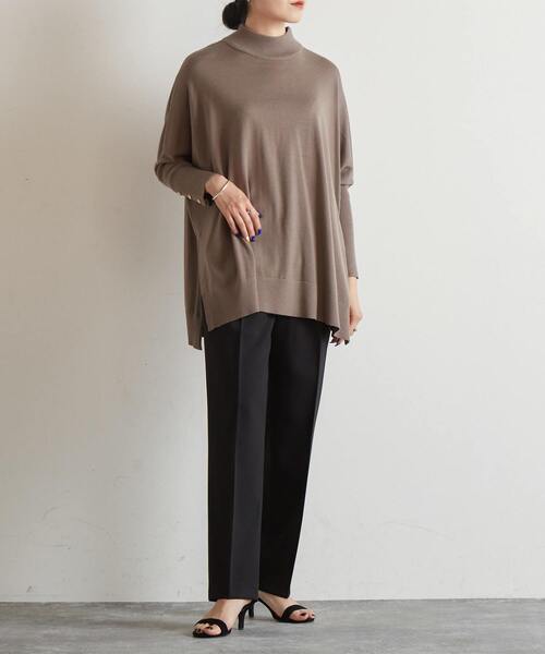 「Liesse」 長袖ニット FREE ベージュ レディース_画像9