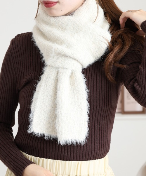 FUNALIVE（ファンアライブ） マフラー ストール ラメシャギーマフラー