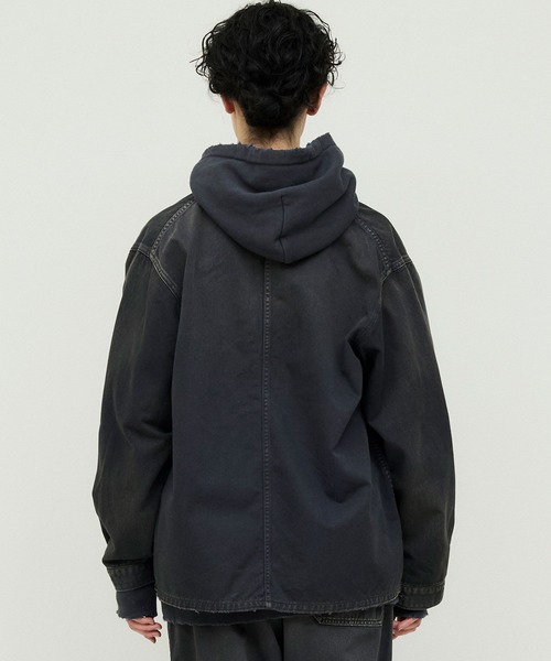 コート ジャケット 「ATELLIER WELLS BY JOHNBULL」フレンチワークジャケット メンズ レディースの画像