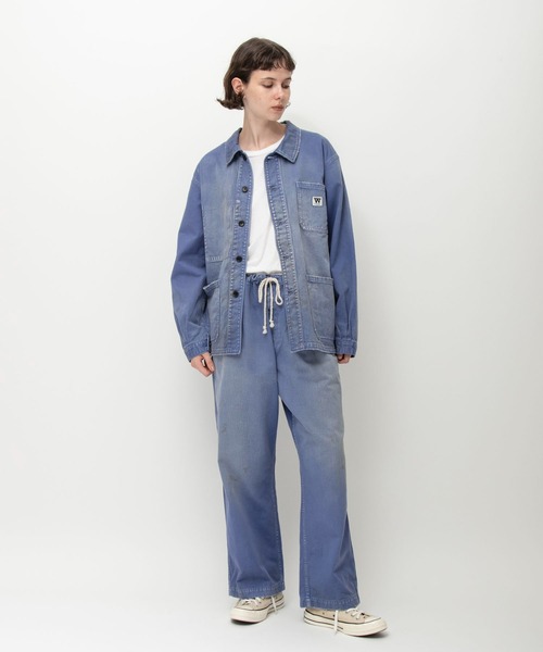 コート ジャケット 「ATELLIER WELLS BY JOHNBULL」フレンチワークジャケット メンズ レディースの画像