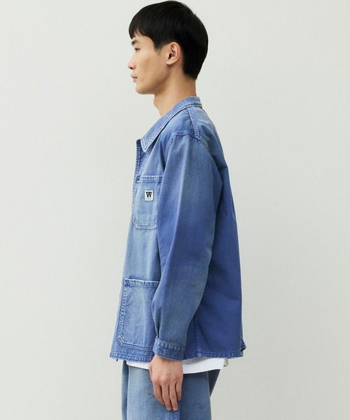 コート ジャケット 「ATELLIER WELLS BY JOHNBULL」フレンチワークジャケット メンズ レディースの画像