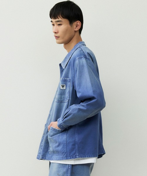 コート ジャケット 「ATELLIER WELLS BY JOHNBULL」フレンチワークジャケット メンズ レディースの画像