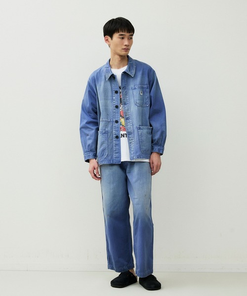 コート ジャケット 「ATELLIER WELLS BY JOHNBULL」フレンチワークジャケット メンズ レディースの画像