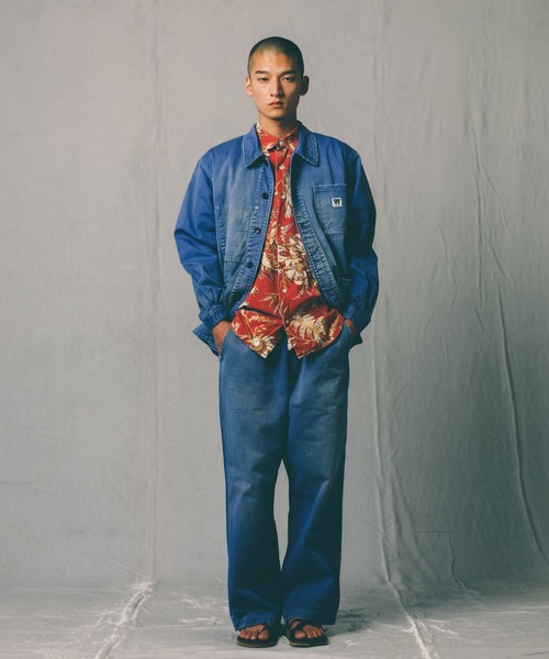 コート ジャケット 「ATELLIER WELLS BY JOHNBULL」フレンチワークジャケット メンズ レディースの画像