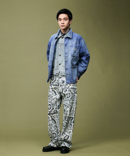 コート ジャケット 「ATELLIER WELLS BY JOHNBULL」フレンチワークジャケット メンズ レディースの画像