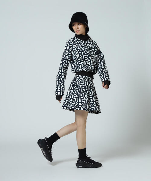 PGG ゴルフ トレーナー 凹凸生地 エンボスロゴ 近年モデル 白色 サイズ