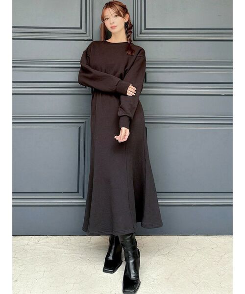 RESEXXY（リゼクシー） ワンピース 「ZOZO限定」裏起毛スウェット