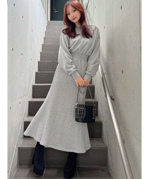 RESEXXY（リゼクシー） ワンピース 「ZOZO限定」裏起毛スウェット