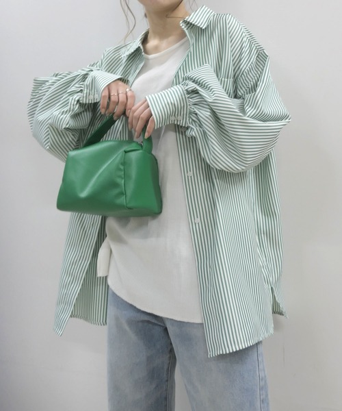 「CORNERS」 長袖シャツ M ネイビー レディース_画像9