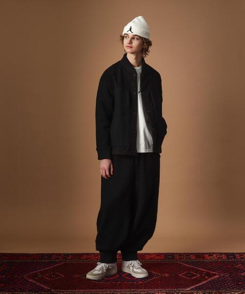 40CARATS&525 BY TAKEO KIKUCHI ワイドパンツ パンツ ウール混パイル