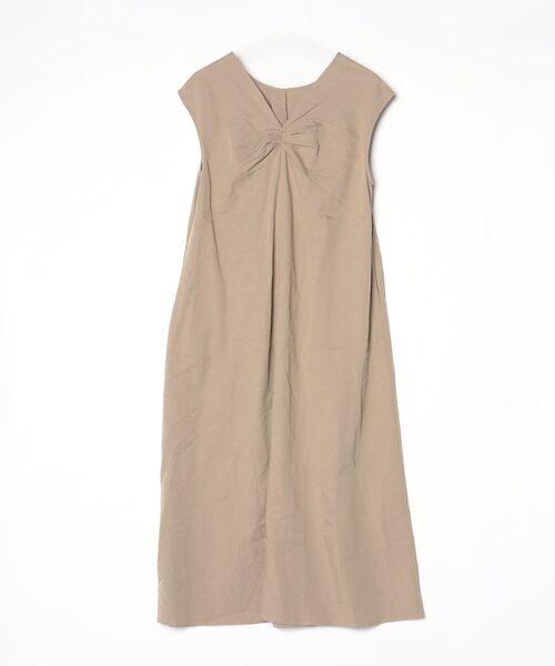 「LEPSIM」 ノースリーブワンピース FREE ベージュ レディースの画像2