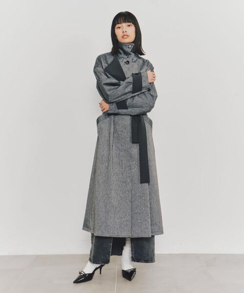 UNITED TOKYO 　グレー ステンカラーコート UNITED TOKYO（ユナイテッドトウキョウ） ステンカラーコート 2 グレー