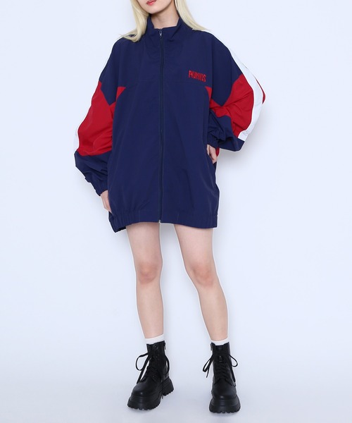 「PUNYUS」 ナイロンブルゾン 2 ネイビー レディース_画像3