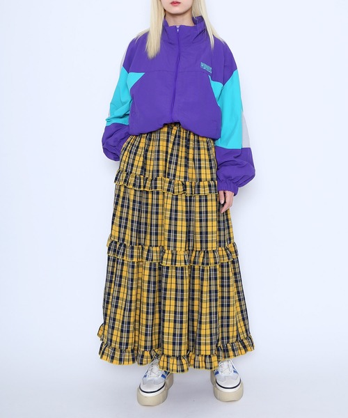 「PUNYUS」 ナイロンブルゾン 2 ネイビー レディース_画像6