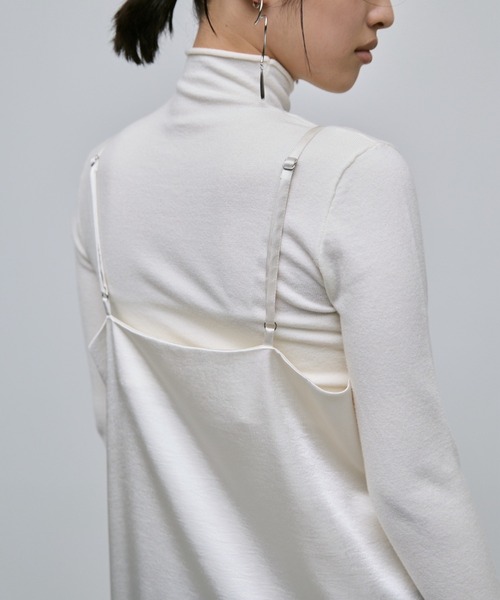 AIC. ワンピース アシンメトリーレースサテンワンピース : ZOZOTOWN