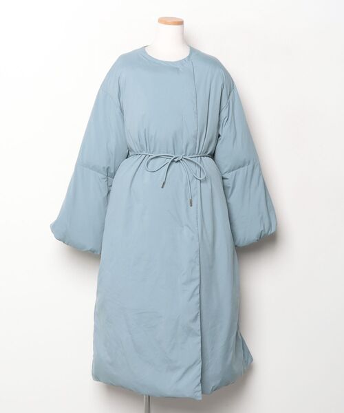 「U by SPICK&SPAN」 コート 38 ブルー レディース_画像2