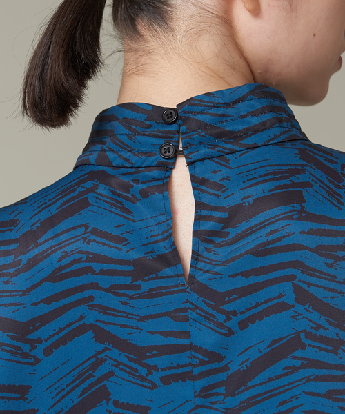 「NOMINE」 長袖ワンピース フリー ブラウン レディース_画像9