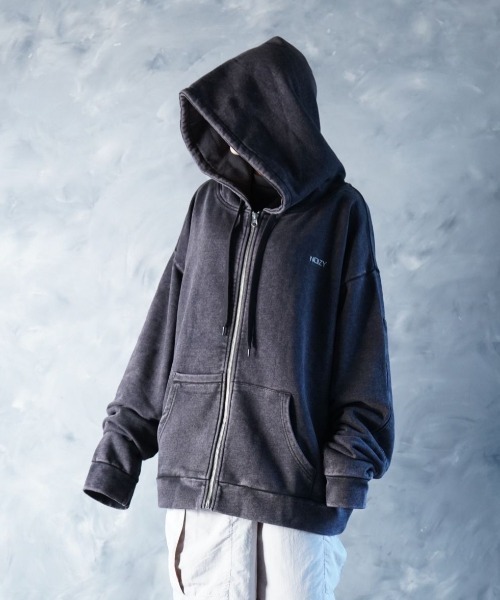 NOIZY パーカー Threads Zip-Up Pigment Hoodie メンズ レディース