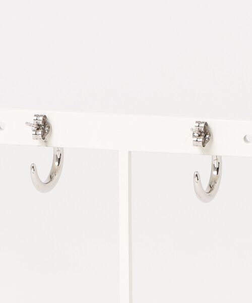 ete（エテ） ピアス（両耳用） FREE プラチナム レディース : ZOZOTOWN