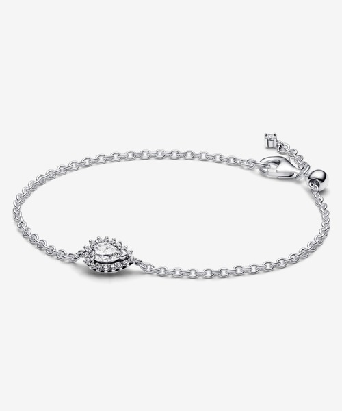 pandoraシルバー ロープスタイル ブレスレット PANDORA（パンドラ） ブレスレット PANDORA Knotted Heart T-Bar