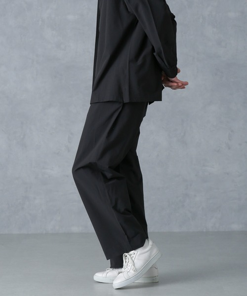 「NANO universe」 イージーパンツ M ブラック メンズ_画像4