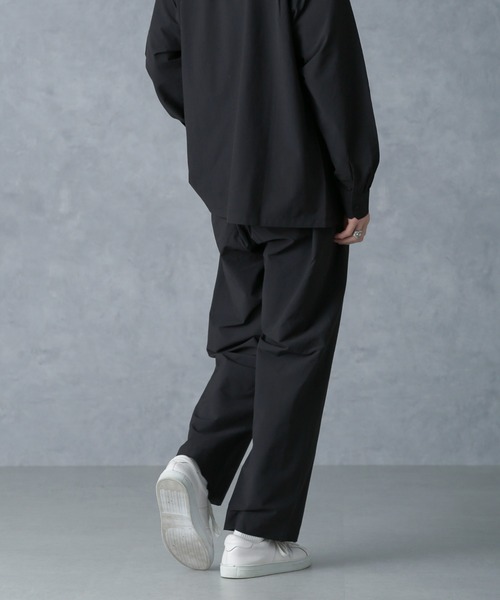 「NANO universe」 イージーパンツ M ブラック メンズ_画像5