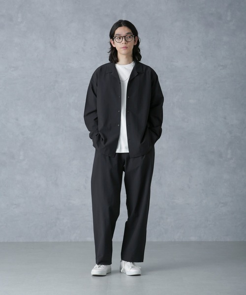 「NANO universe」 イージーパンツ M ブラック メンズ_画像7