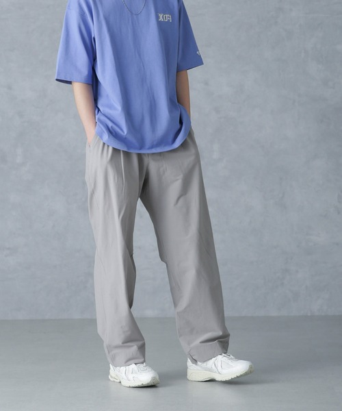 「NANO universe」 イージーパンツ M ブラック メンズ_画像9