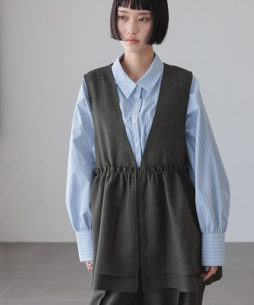 LOWRYS FARM（ローリーズファーム） ベスト ジレ メランジツイルベスト