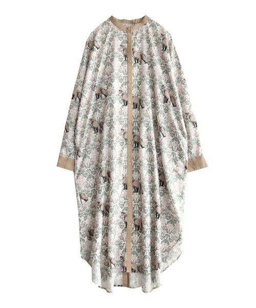 「zootie」 長袖ワンピース フリー グリーン レディース_画像3