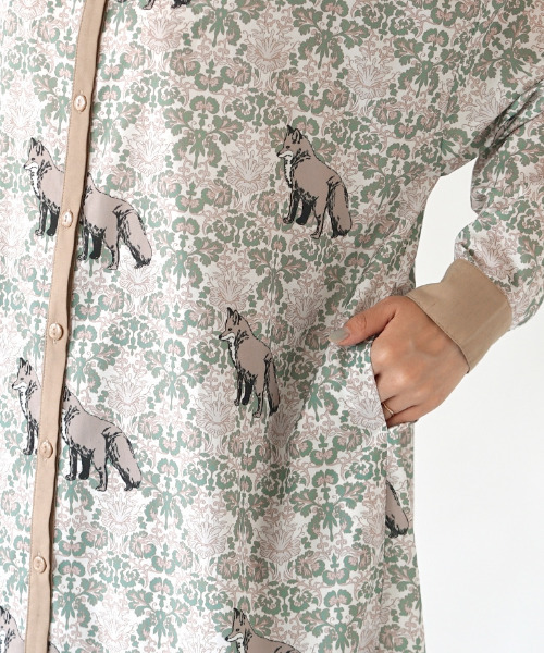 「zootie」 長袖ワンピース フリー グリーン レディース_画像7