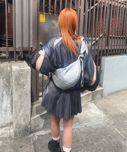 「Six M」 長袖ブラウス FREE グレー レディース_画像4