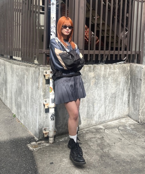 「Six M」 長袖ブラウス FREE グレー レディース_画像5