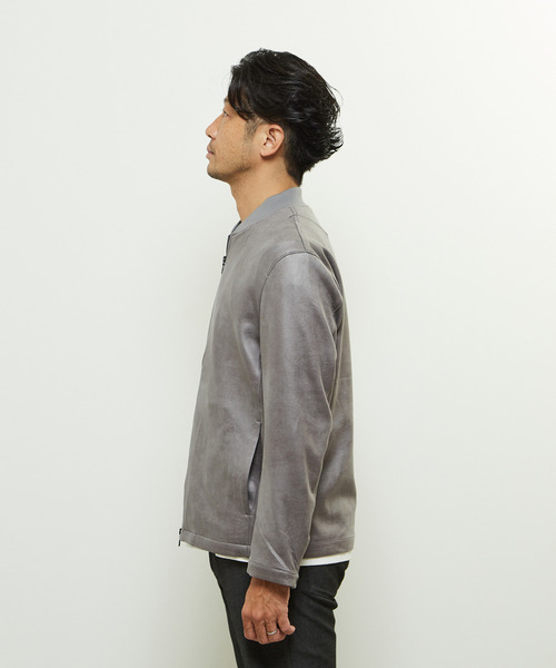 「MEN'S MELROSE」 ブルゾン 3 ブルー メンズ_画像3