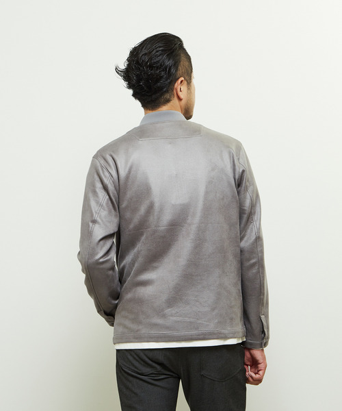 「MEN'S MELROSE」 ブルゾン 3 ブルー メンズ_画像4